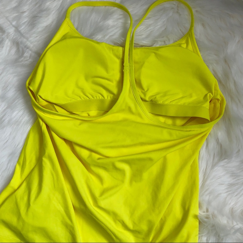 Fabletics Sz Large Yellow Workout Cami Top - Picture 6 of 7